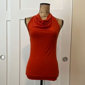 Express Burnt Orange Halter Top